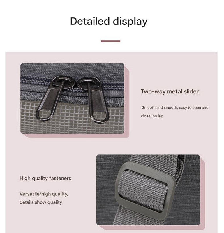NNEDSZ Blue Portable Pet Travel Carrier Bag - Foldable, Durable, and Comfortable for Small Dogs & Cats 45cmx30cmx30cm