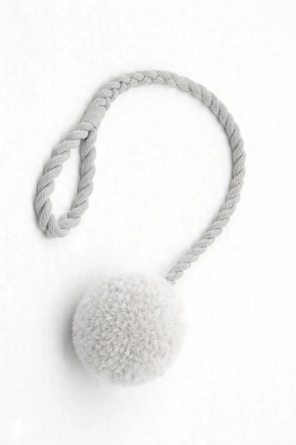 Wool Pom Tug Toy - Grey - ArctiPet