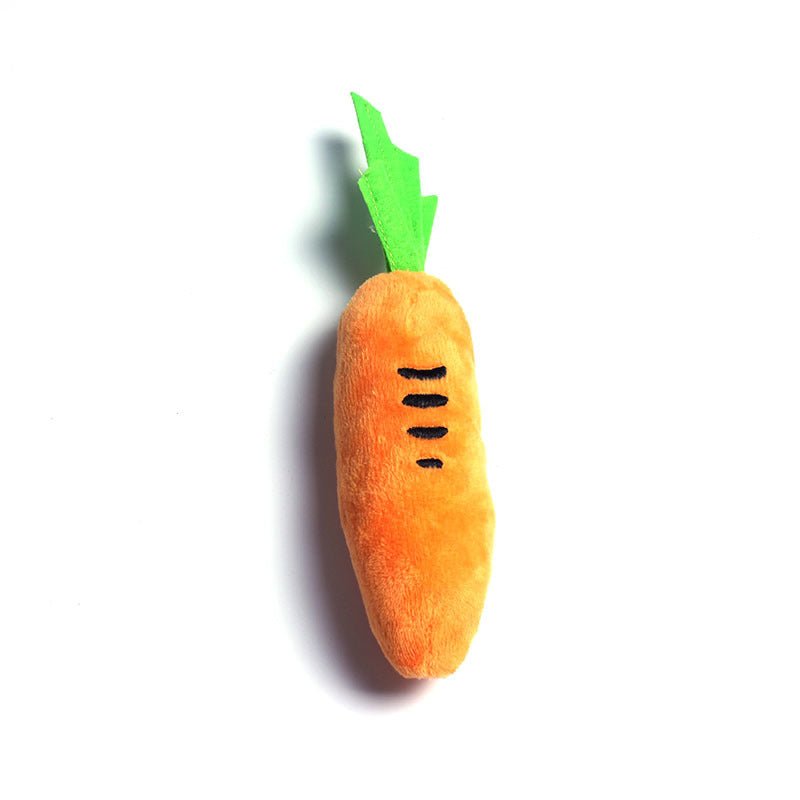 Pet Plush Chew Carrot Toy for Dental Health - ArctiPet