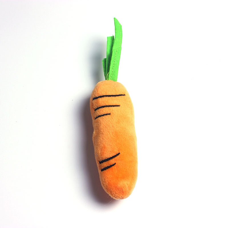 Pet Plush Chew Carrot Toy for Dental Health - ArctiPet