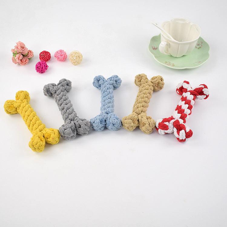Bite - Resistant Cotton Rope Knot Toy For Dogs - ArctiPet