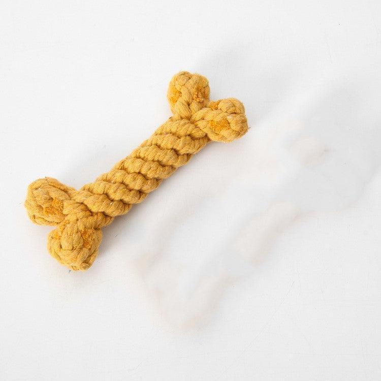 Bite - Resistant Cotton Rope Knot Toy For Dogs - ArctiPet