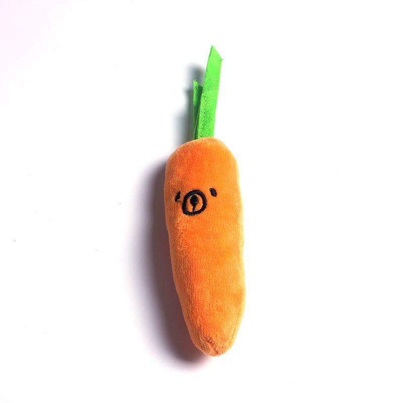 Pet Plush Chew Carrot Toy for Dental Health - ArctiPet