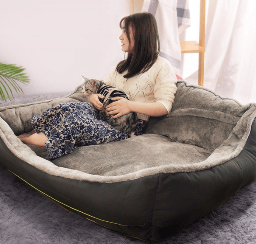 Luxury Pet Haven: Plush Polyester Sofa Bed For Dogs - ArctiPet