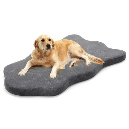 Orthopedic Dog Bed with Memory Foam Support for Large Dogs - Gray - ArctiPet