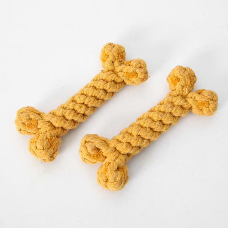 Bite - Resistant Cotton Rope Knot Toy For Dogs - ArctiPet
