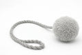 Wool Pom Tug Toy - Grey - ArctiPet