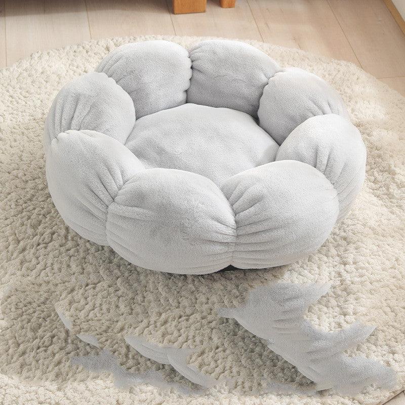 Floral Haven Pet Bed - Flower - Shaped Blanket for Dogs & Cats - ArctiPet