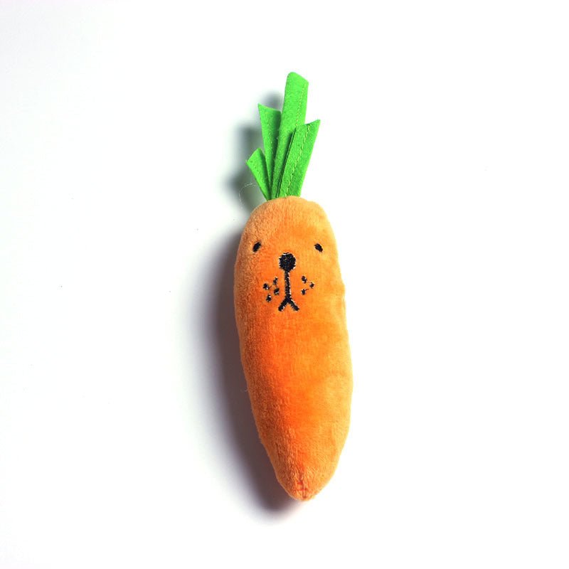Pet Plush Chew Carrot Toy for Dental Health - ArctiPet