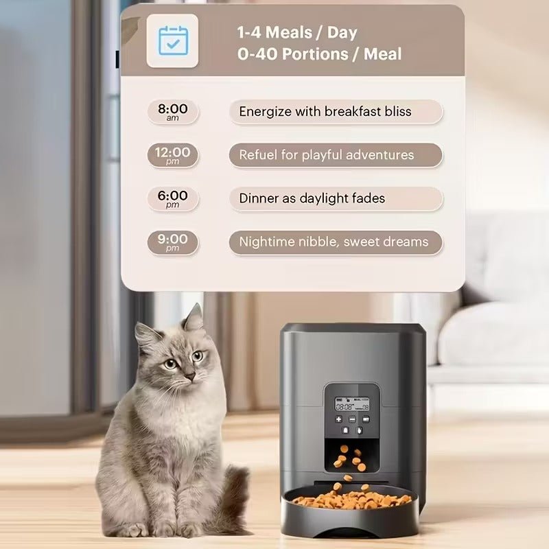 NNETM Automatic Pet Feeder with Touch Screen for Cats & Dogs - ArctiPet