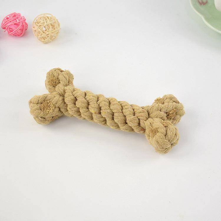 Bite - Resistant Cotton Rope Knot Toy For Dogs - ArctiPet