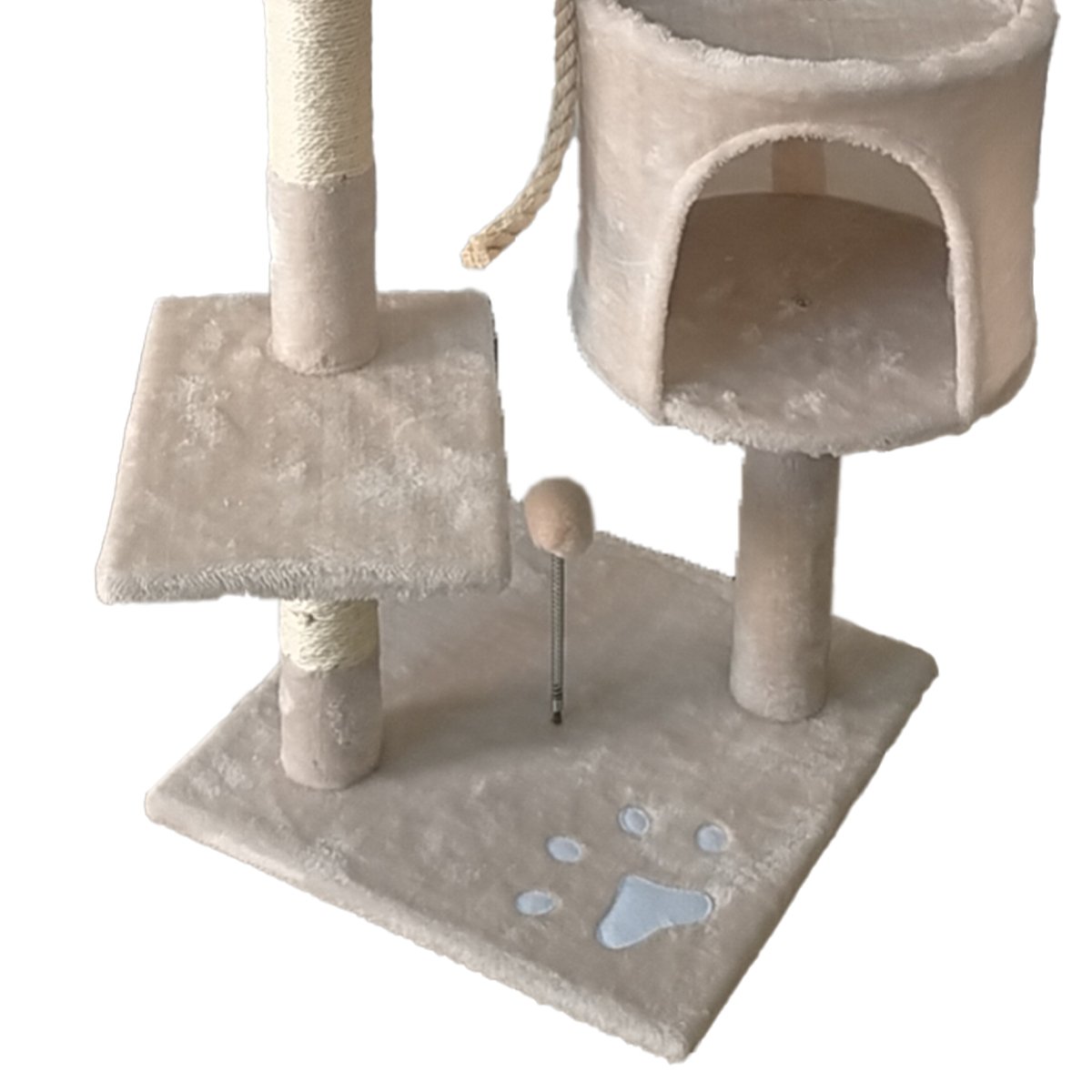 Cat Tree Scratching Post - Beige 110cm