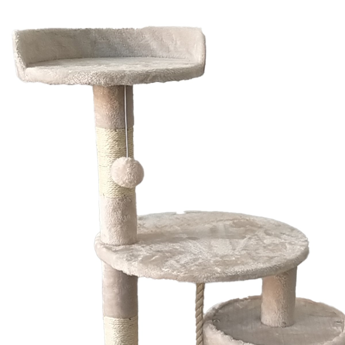 Cat Tree Scratching Post - Beige 110cm