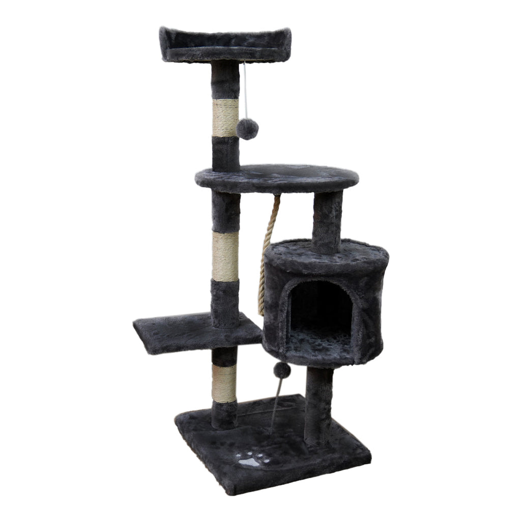 Cat Tree Scratching Post - Dark Grey 110cm