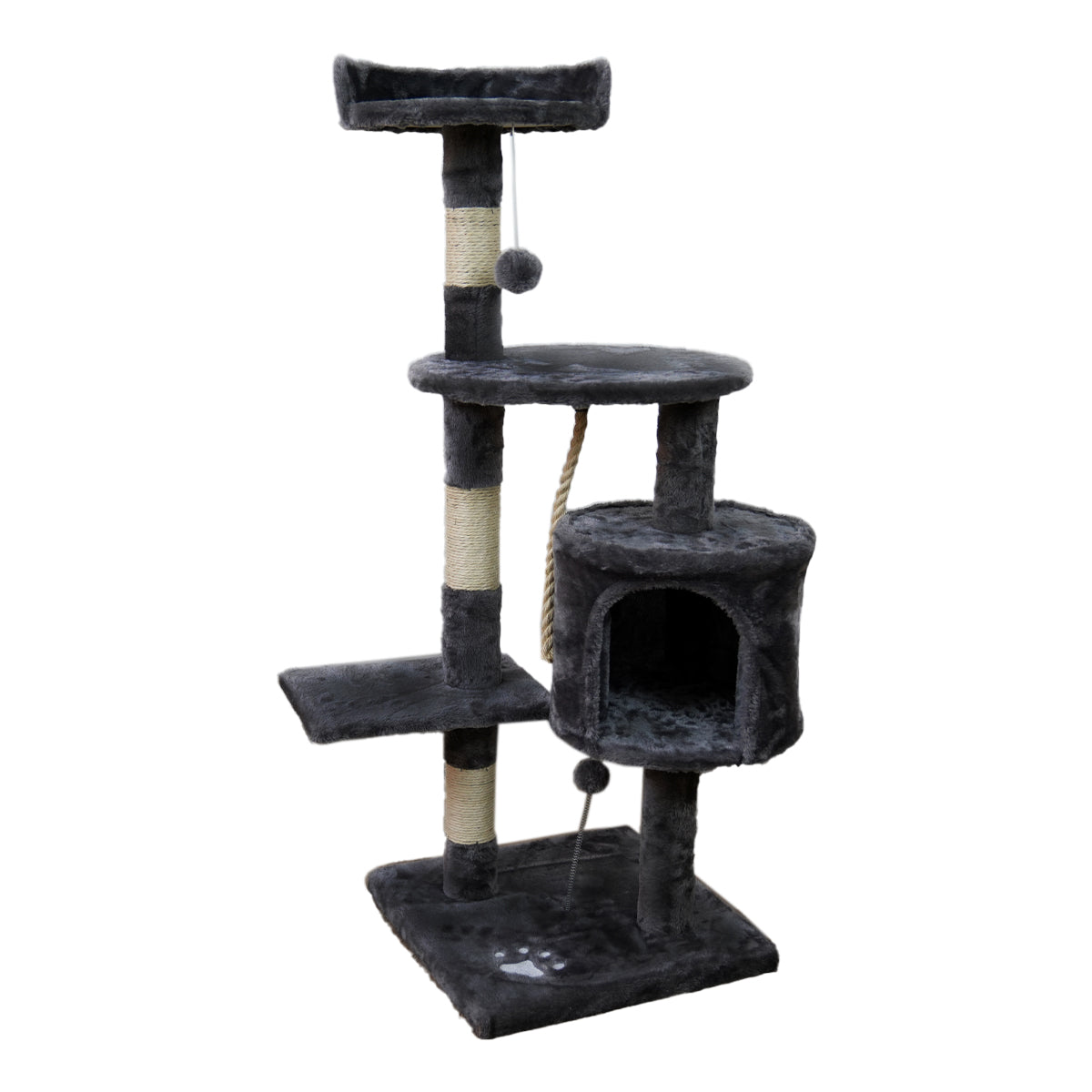 Cat Tree Scratching Post - Dark Grey 110cm
